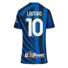 Inter Milan Lautaro Martinez #10 Hjemmedrakt Kvinner 2024-25 Kortermet